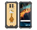 Funda Silicona para Oukitel WP15 diseño Jirafa Dibujos