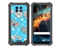 Funda Silicona para Oukitel WP15 diseño Mariposas Dibujos