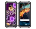 Funda Silicona para Oukitel WP15 diseño Radial Dibujos