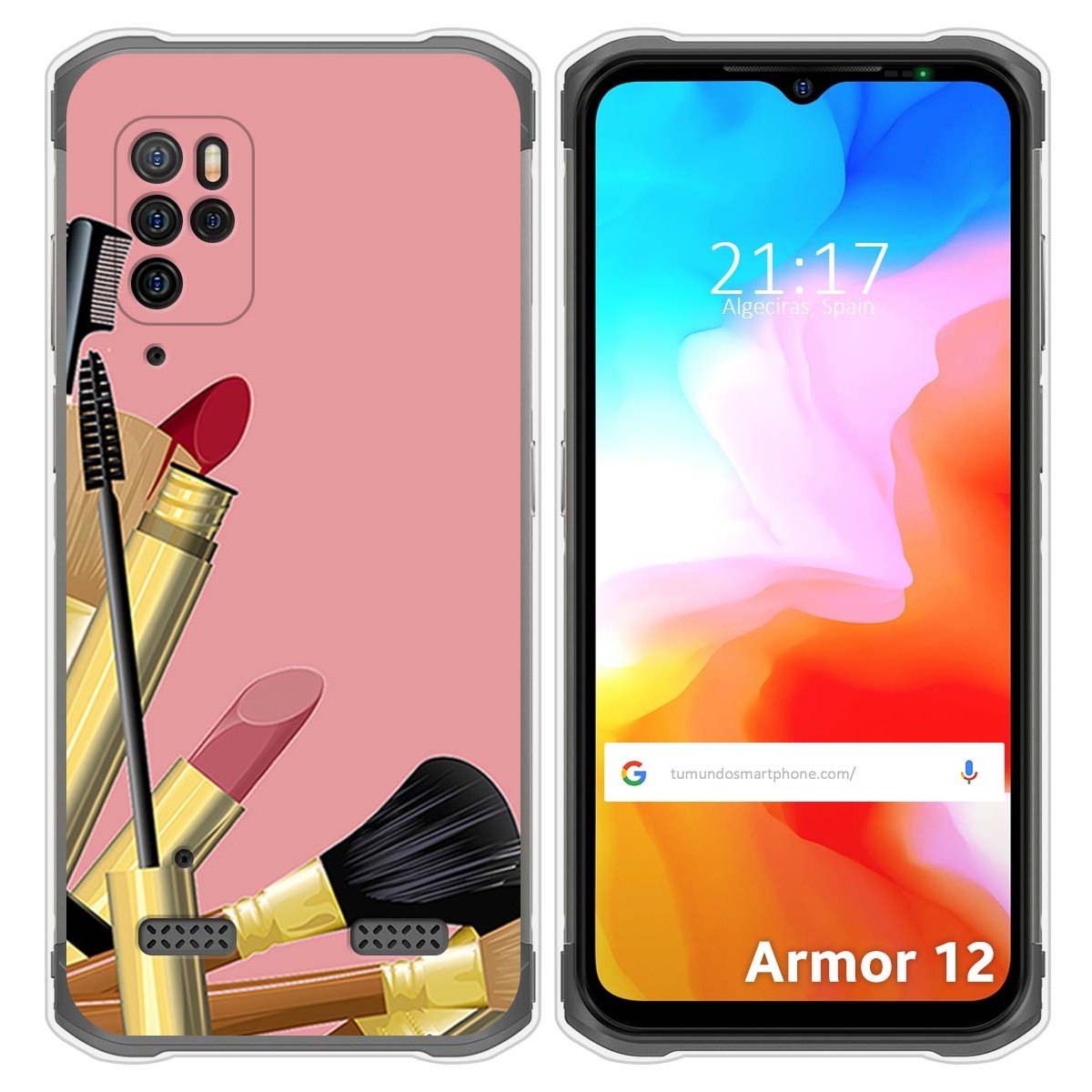 Funda Silicona para Ulefone Armor 12 5G diseño Brochas Dibujos