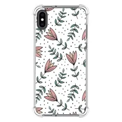 Funda Silicona Antigolpes para Iphone XS Max diseño Flores 01 Dibujos