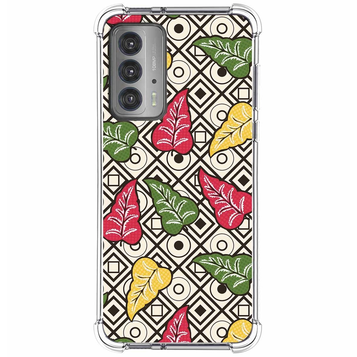 Funda Silicona Antigolpes para Motorola Edge 20 diseño Flores 11 Dibujos