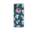 Funda Silicona Antigolpes para Motorola Moto E40 diseño Flores 10 Dibujos