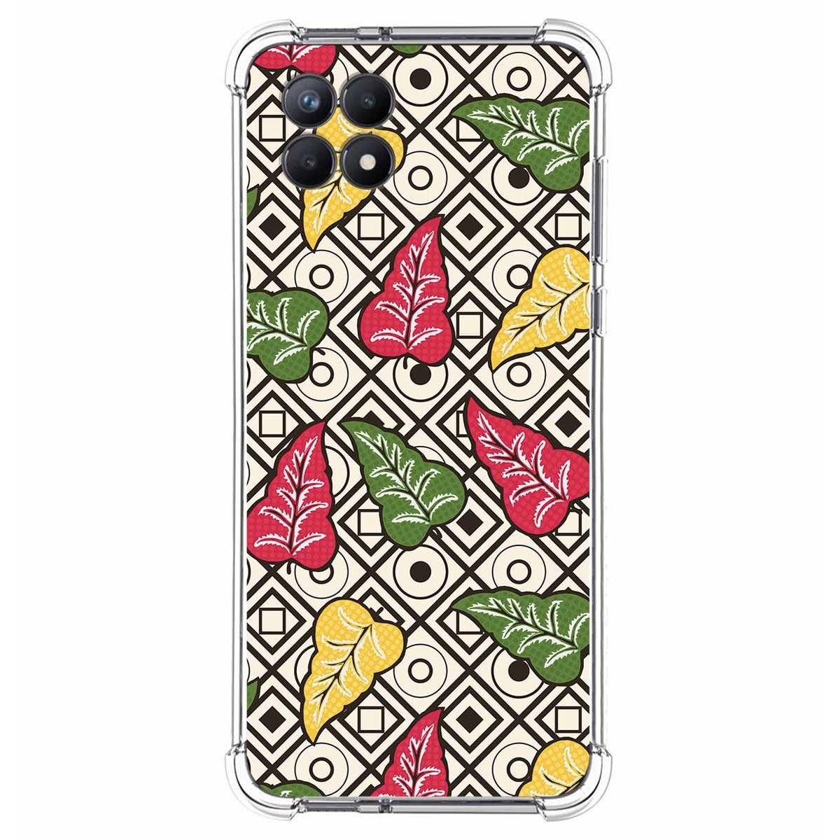 Funda Silicona Antigolpes para Realme 8i diseño Flores 11 Dibujos