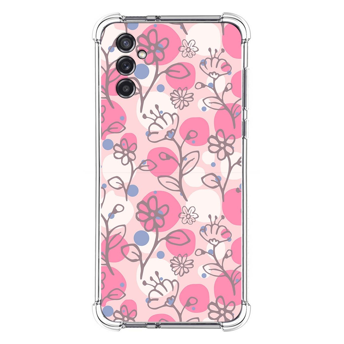 Funda Silicona Antigolpes para Samsung Galaxy M52 5G diseño Flores 07 Dibujos