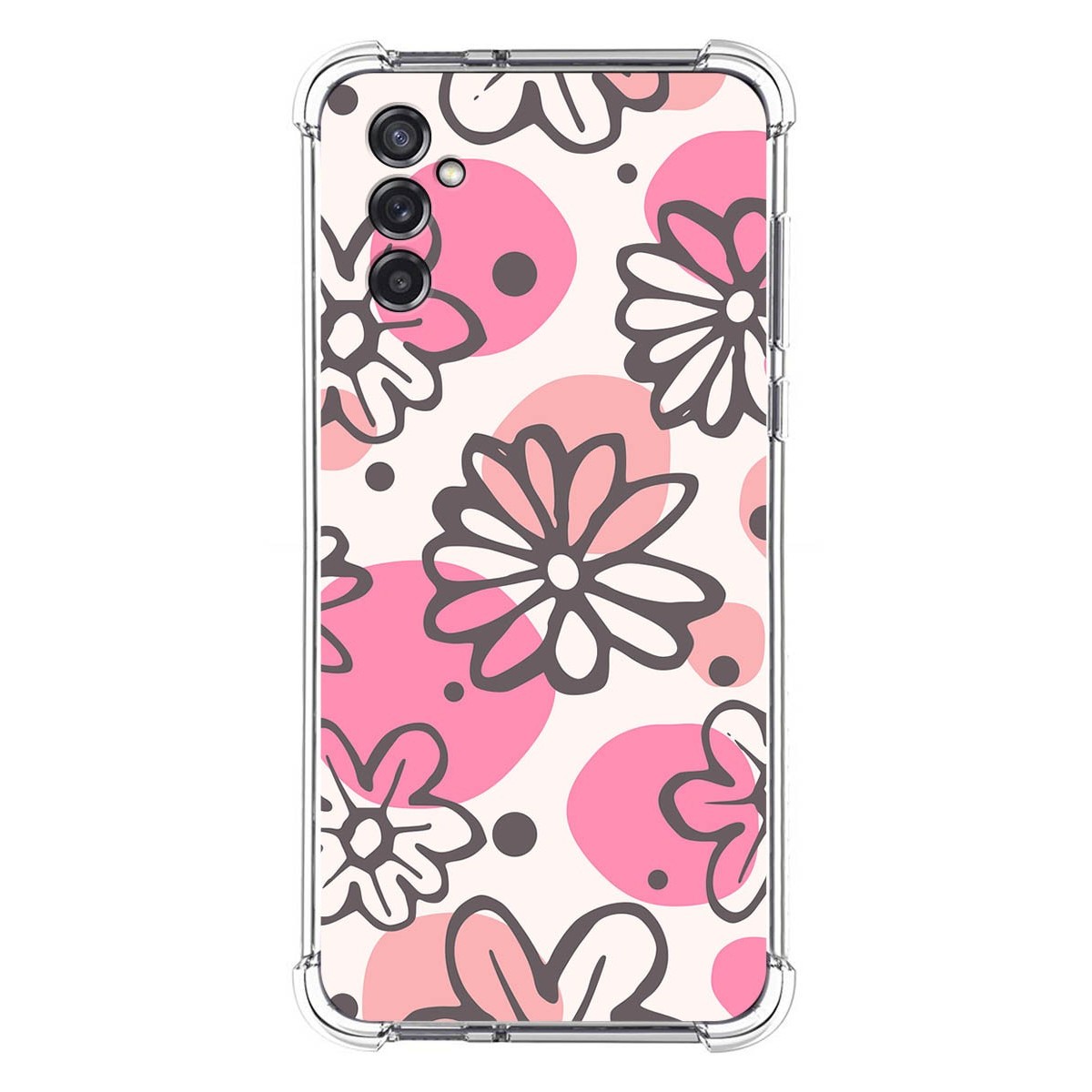 Funda Silicona Antigolpes para Samsung Galaxy M52 5G diseño Flores 09 Dibujos