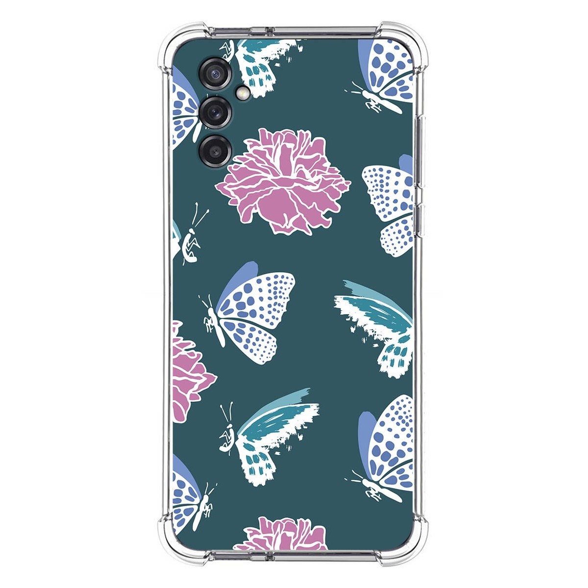 Funda Silicona Antigolpes para Samsung Galaxy M52 5G diseño Flores 10 Dibujos