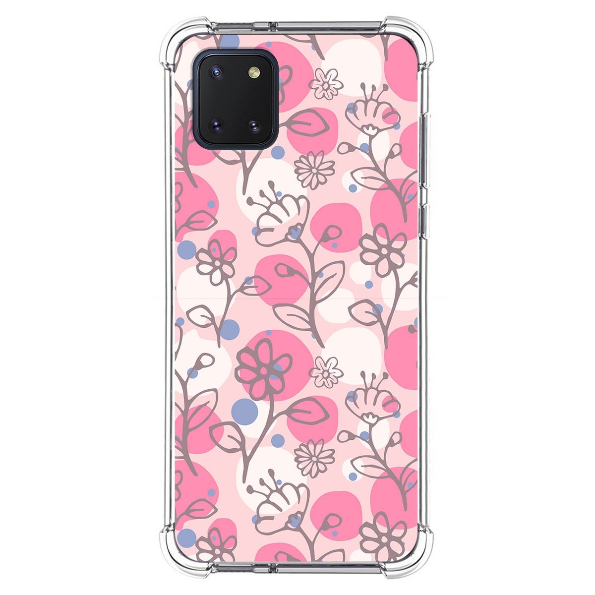 Funda Silicona Antigolpes para Samsung Galaxy Note 10 Lite diseño Flores 07 Dibujos