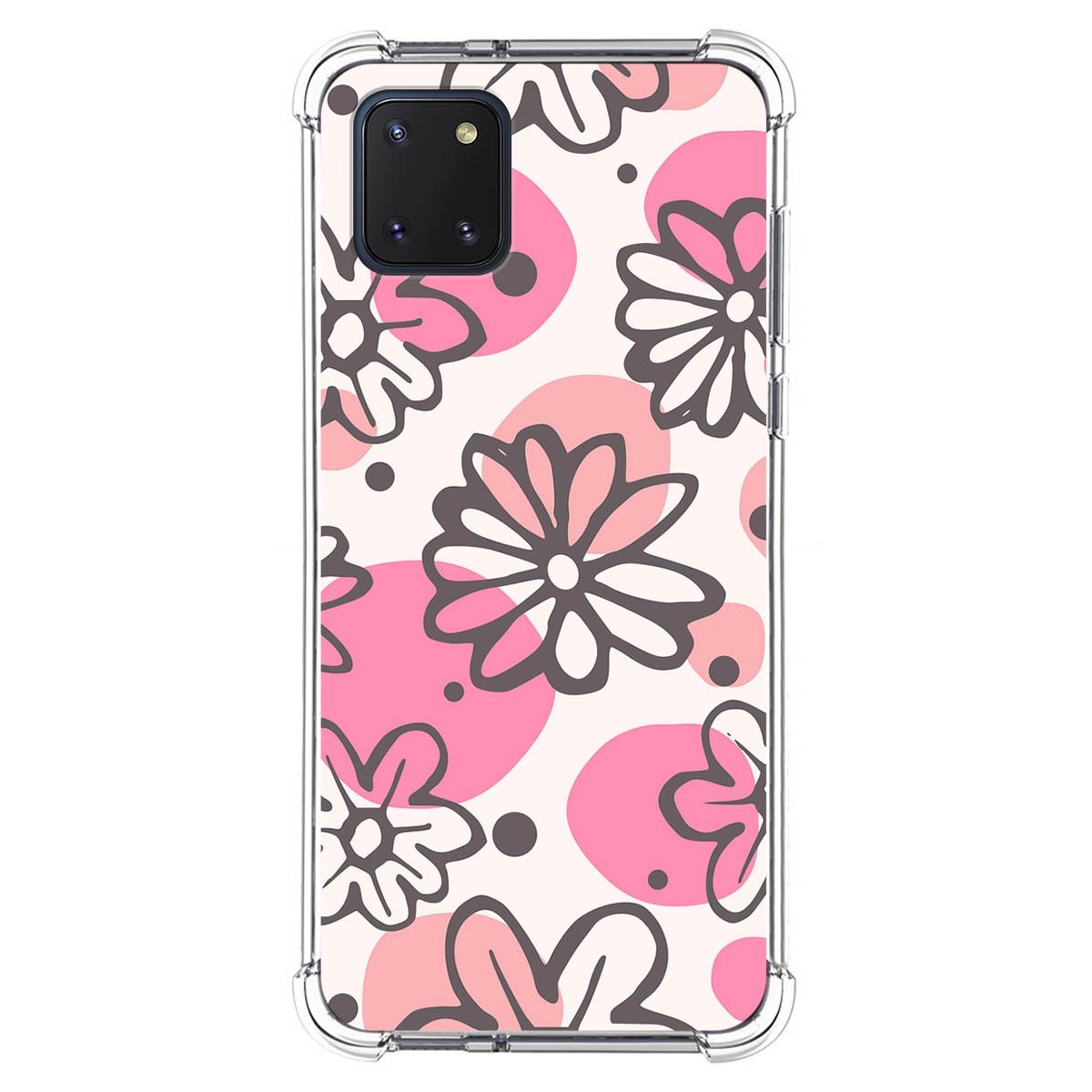 Funda Silicona Antigolpes para Samsung Galaxy Note 10 Lite diseño Flores 09 Dibujos