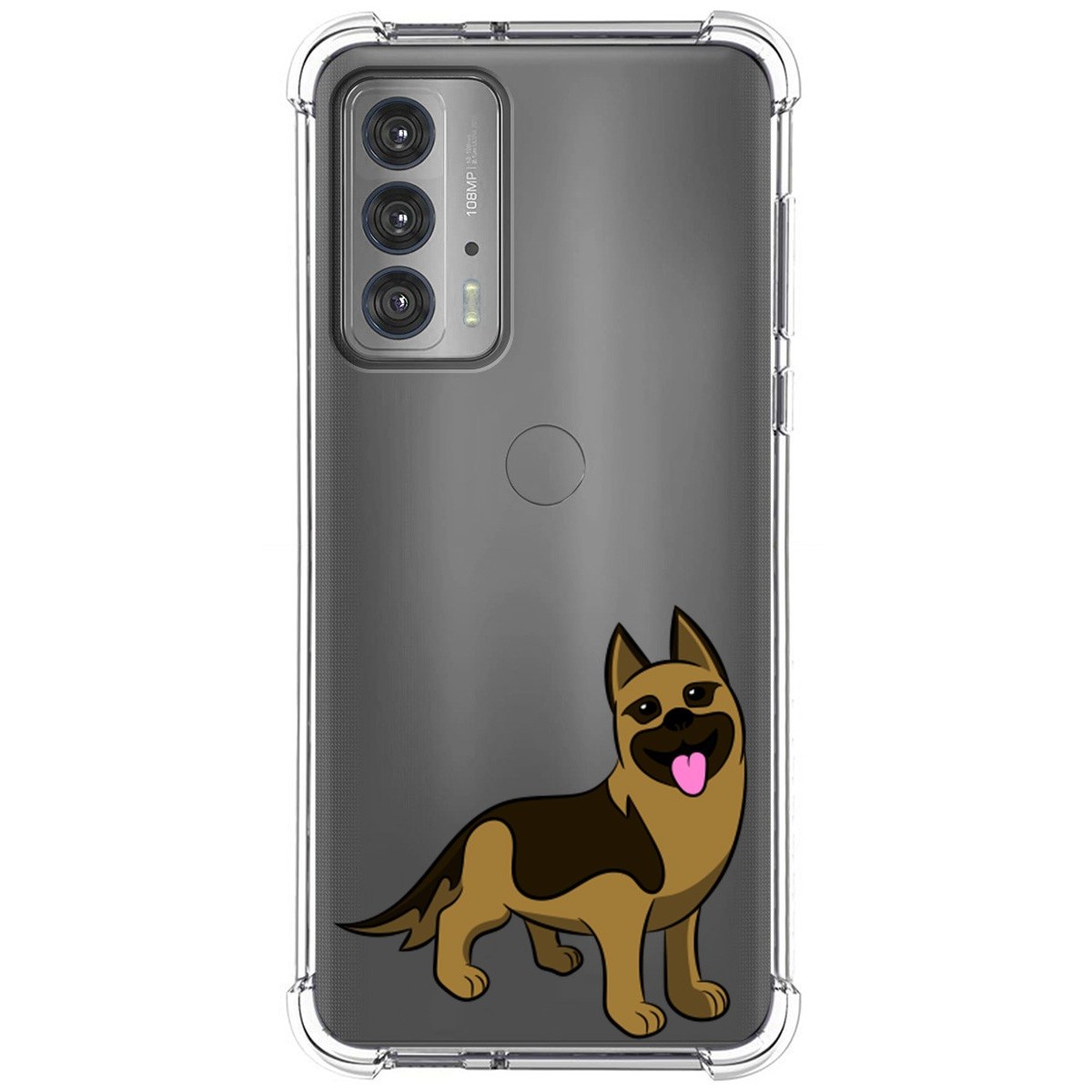 Funda Silicona Antigolpes para Motorola Edge 20 diseño Perros 03 Dibujos