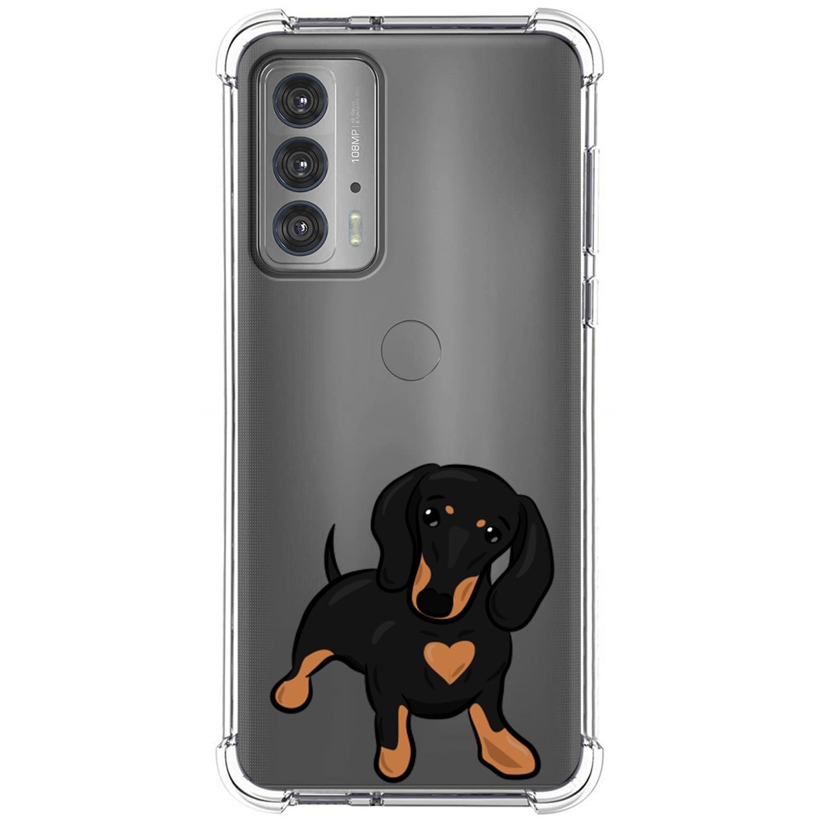 Funda Silicona Antigolpes para Motorola Edge 20 diseño Perros 04 Dibujos