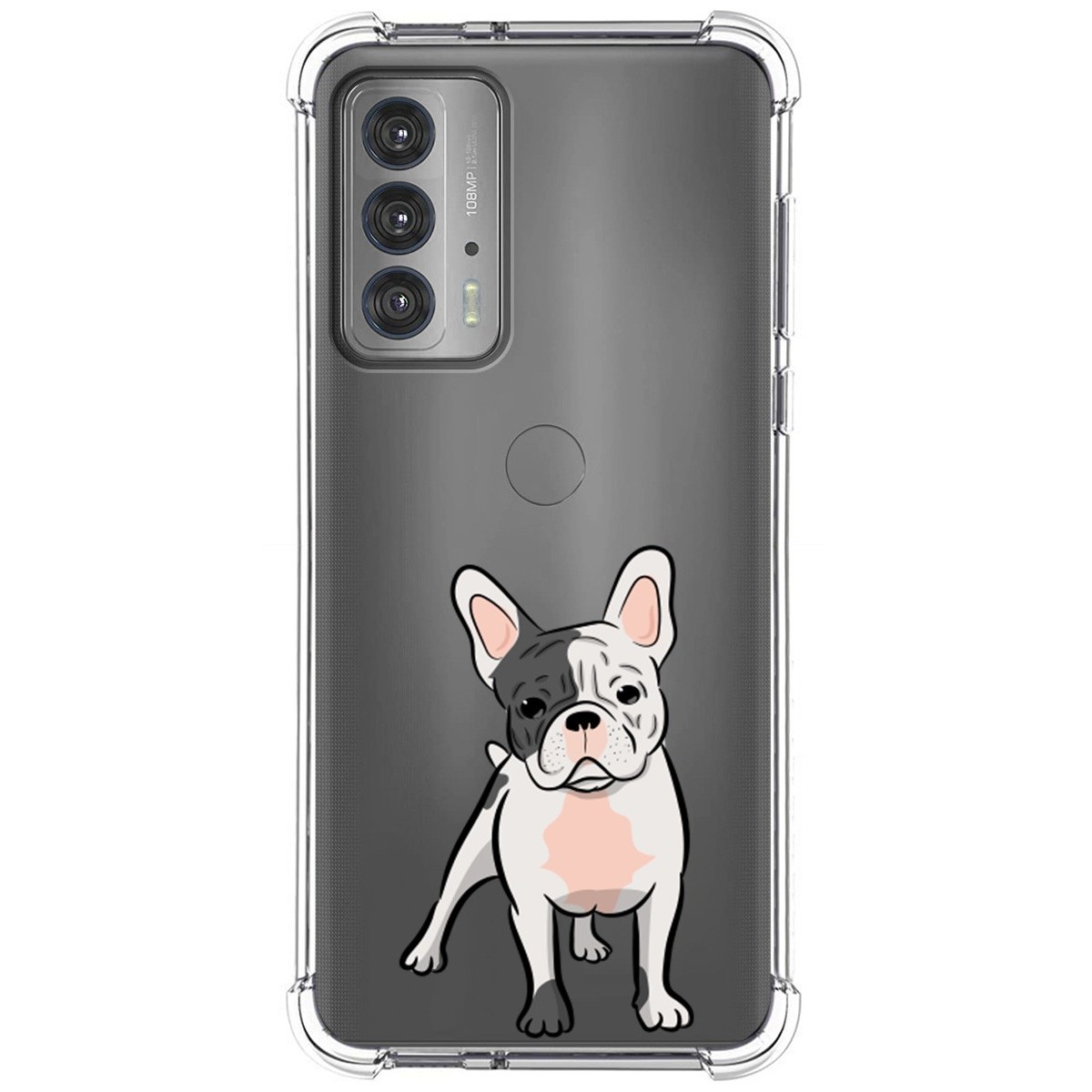 Funda Silicona Antigolpes para Motorola Edge 20 diseño Perros 06 Dibujos