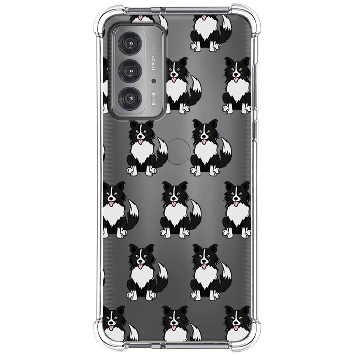 Funda Silicona Antigolpes para Motorola Edge 20 diseño Perros 07 Dibujos