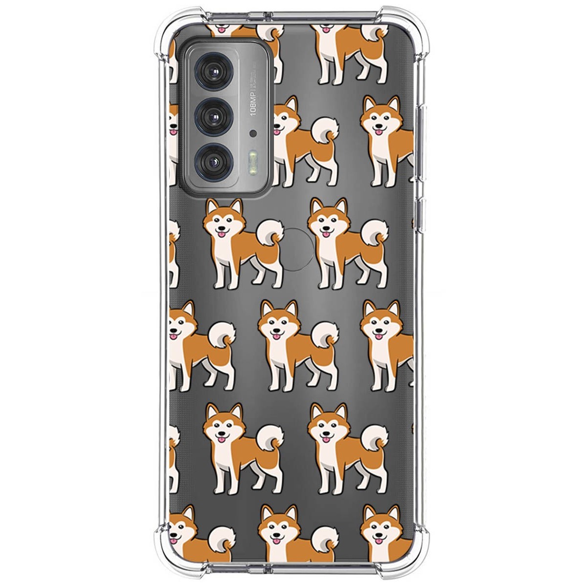 Funda Silicona Antigolpes para Motorola Edge 20 diseño Perros 08 Dibujos