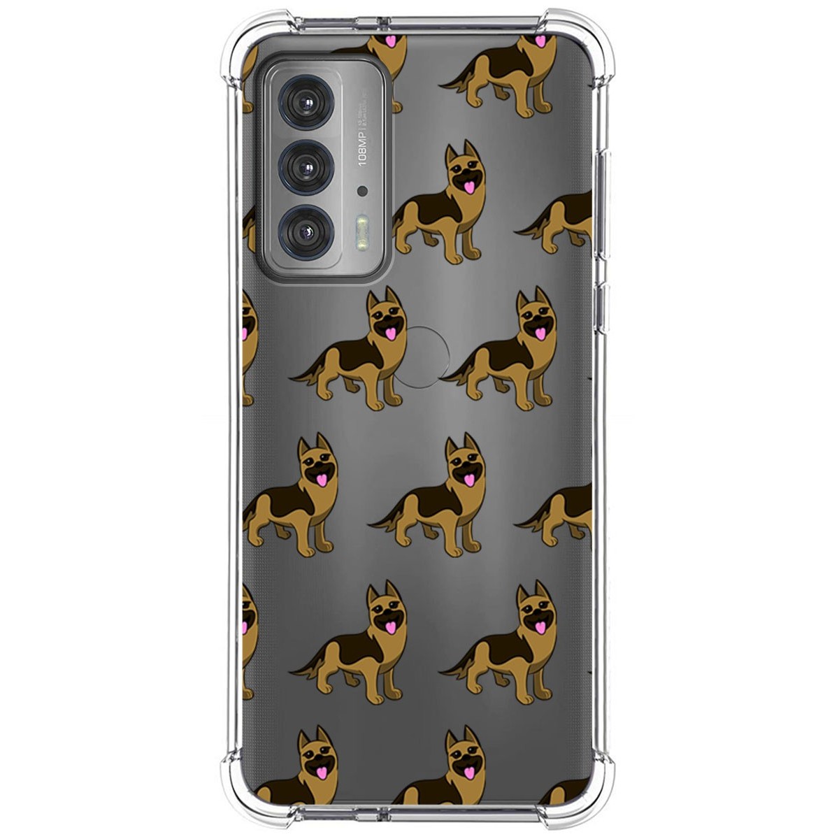 Funda Silicona Antigolpes para Motorola Edge 20 diseño Perros 09 Dibujos