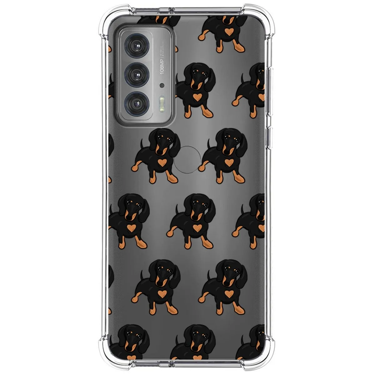 Funda Silicona Antigolpes para Motorola Edge 20 diseño Perros 10 Dibujos