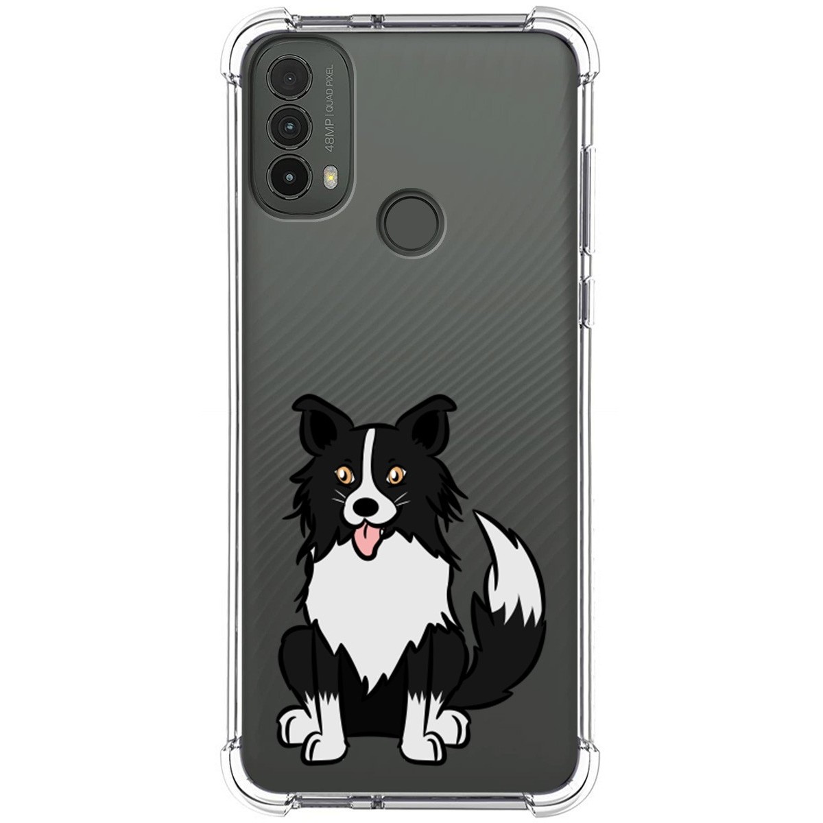 Funda Silicona Antigolpes para Motorola Moto E40 diseño Perros 01 Dibujos