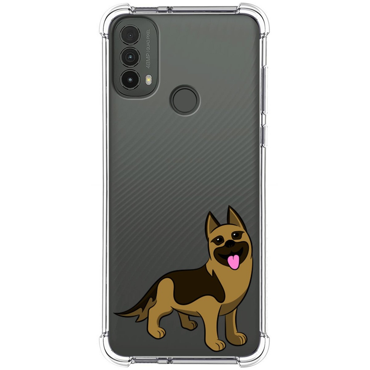 Funda Silicona Antigolpes para Motorola Moto E40 diseño Perros 03 Dibujos