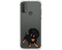 Funda Silicona Antigolpes para Motorola Moto E40 diseño Perros 04 Dibujos