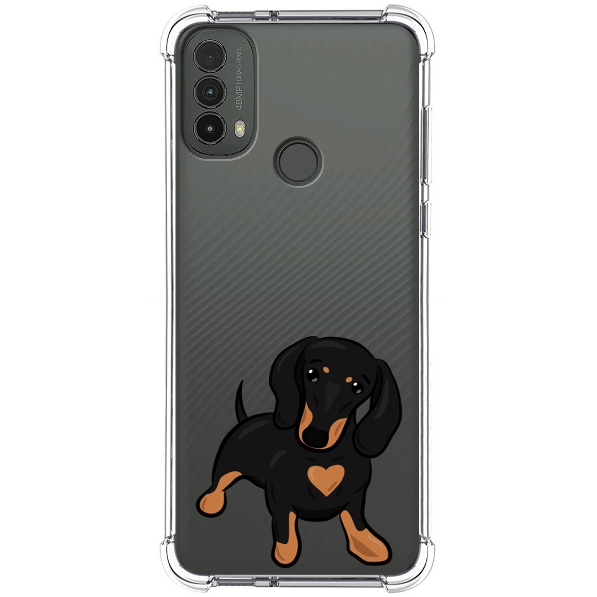 Funda Silicona Antigolpes para Motorola Moto E40 diseño Perros 04 Dibujos