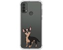 Funda Silicona Antigolpes para Motorola Moto E40 diseño Perros 05 Dibujos