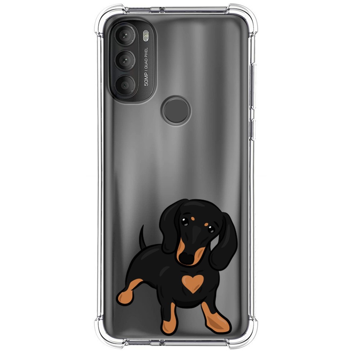 Funda Silicona Antigolpes para Motorola Moto G71 5G diseño Perros 04 Dibujos