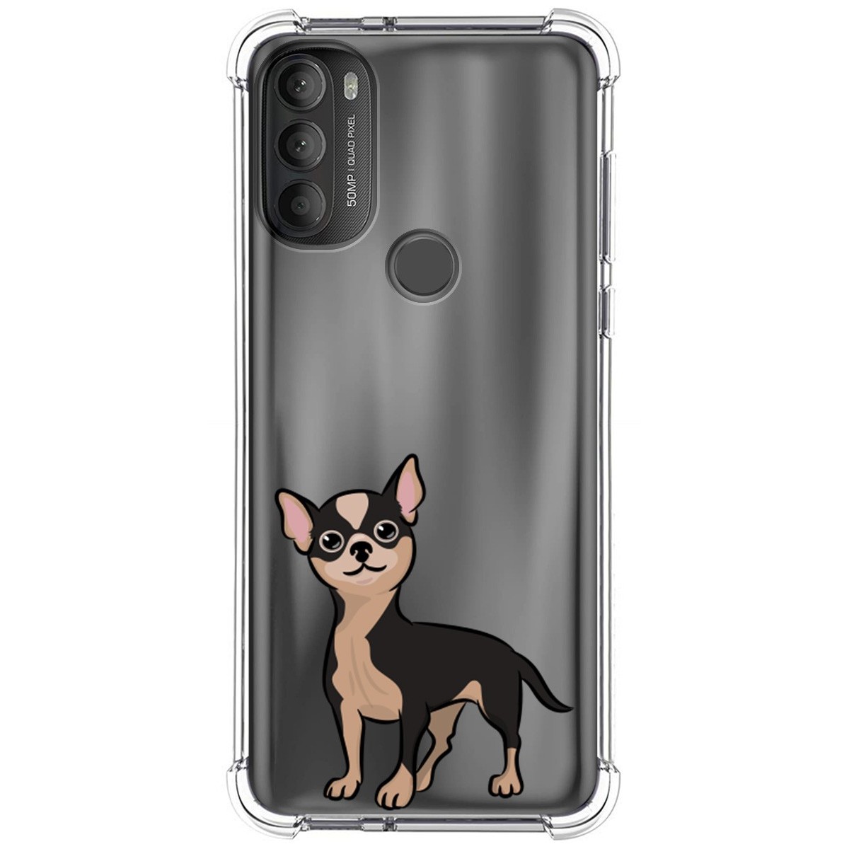 Funda Silicona Antigolpes para Motorola Moto G71 5G diseño Perros 05 Dibujos