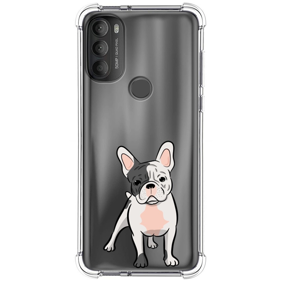 Funda Silicona Antigolpes para Motorola Moto G71 5G diseño Perros 06 Dibujos