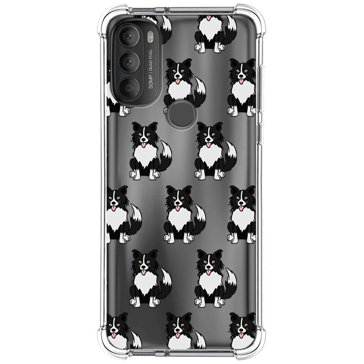 Funda Silicona Antigolpes para Motorola Moto G71 5G diseño Perros 07 Dibujos