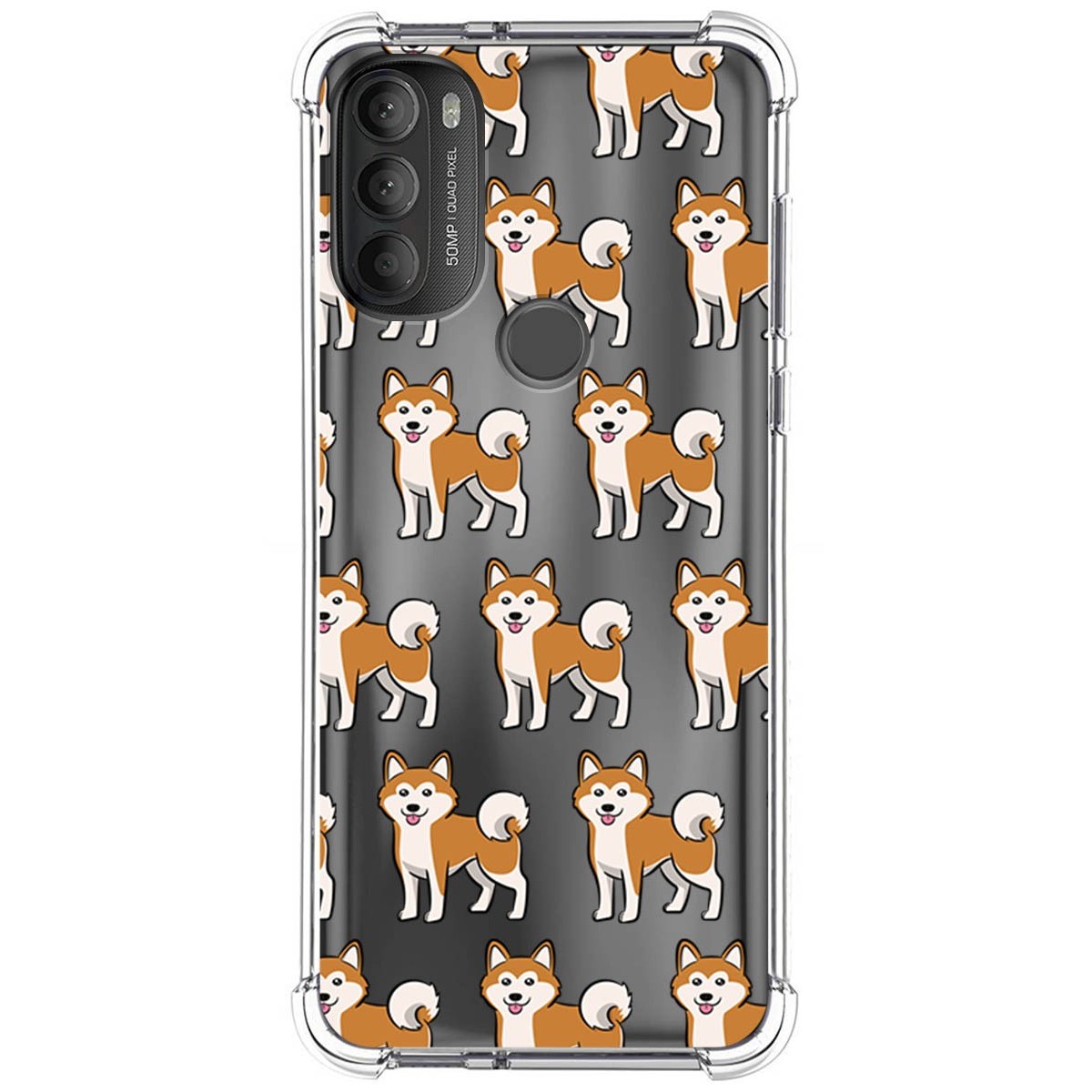 Funda Silicona Antigolpes para Motorola Moto G71 5G diseño Perros 08 Dibujos