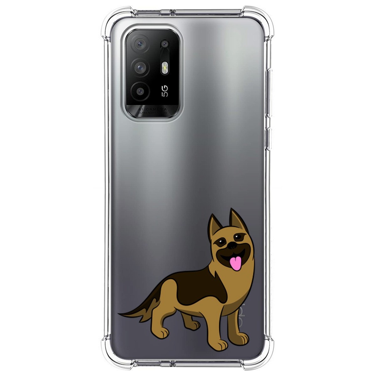 Funda Silicona Antigolpes para Oppo A94 5G diseño Perros 03 Dibujos