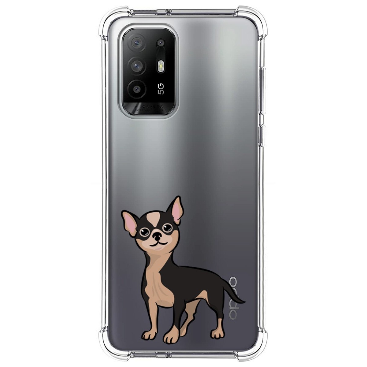 Funda Silicona Antigolpes para Oppo A94 5G diseño Perros 05 Dibujos