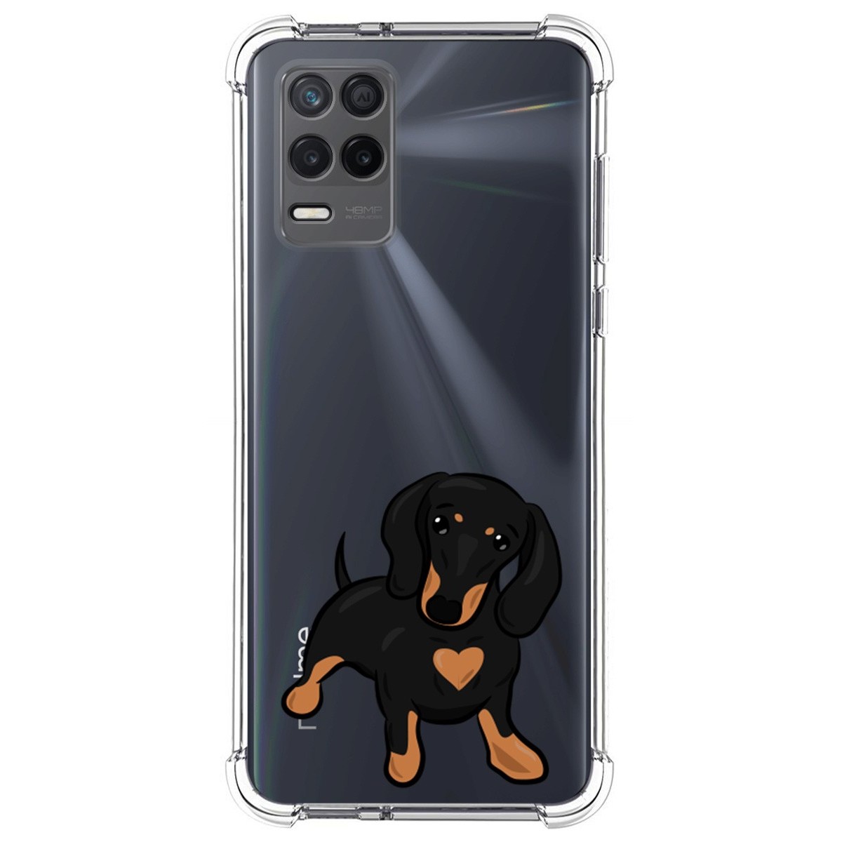 Funda Silicona Antigolpes para Realme 8 5G / Narzo 30 5G diseño Perros 04 Dibujos