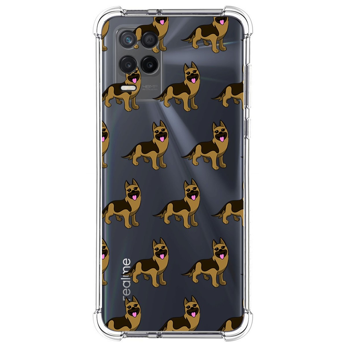 Funda Silicona Antigolpes para Realme 8 5G / Narzo 30 5G diseño Perros 09 Dibujos