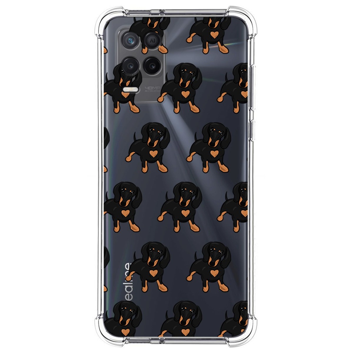 Funda Silicona Antigolpes para Realme 8 5G / Narzo 30 5G diseño Perros 10 Dibujos