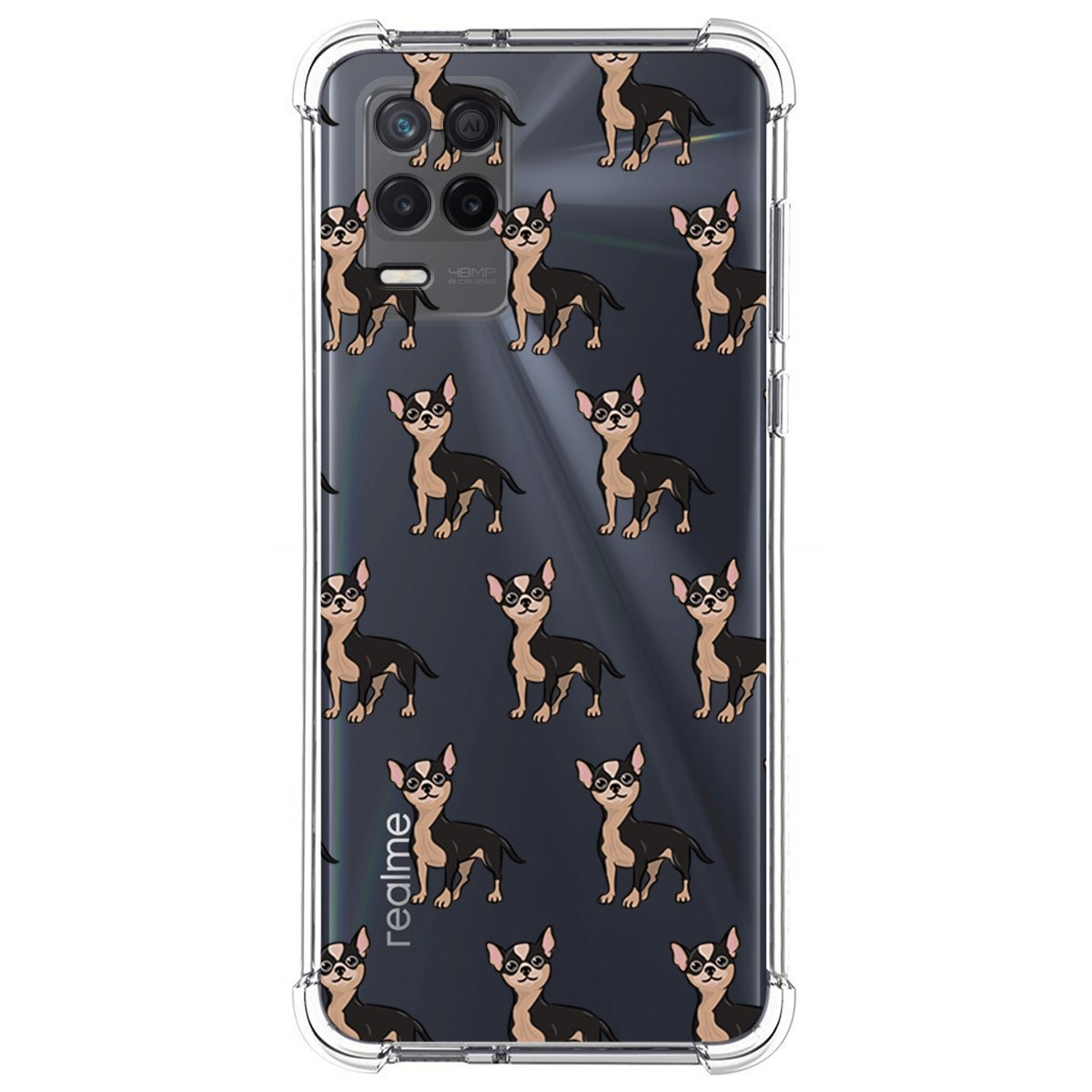 Funda Silicona Antigolpes para Realme 8 5G / Narzo 30 5G diseño Perros 11 Dibujos