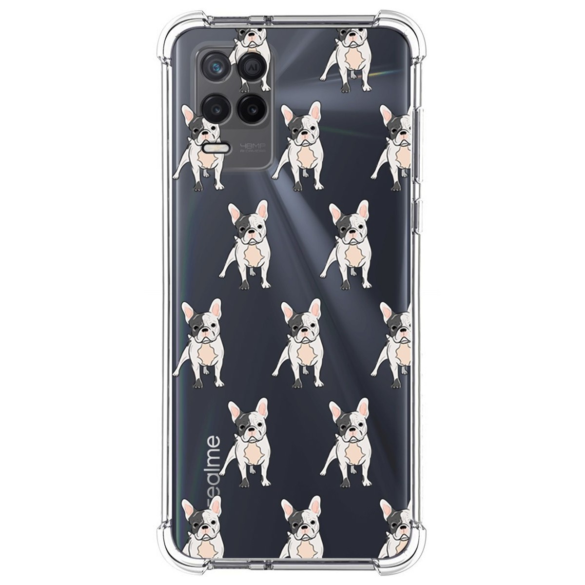 Funda Silicona Antigolpes para Realme 8 5G / Narzo 30 5G diseño Perros 12 Dibujos