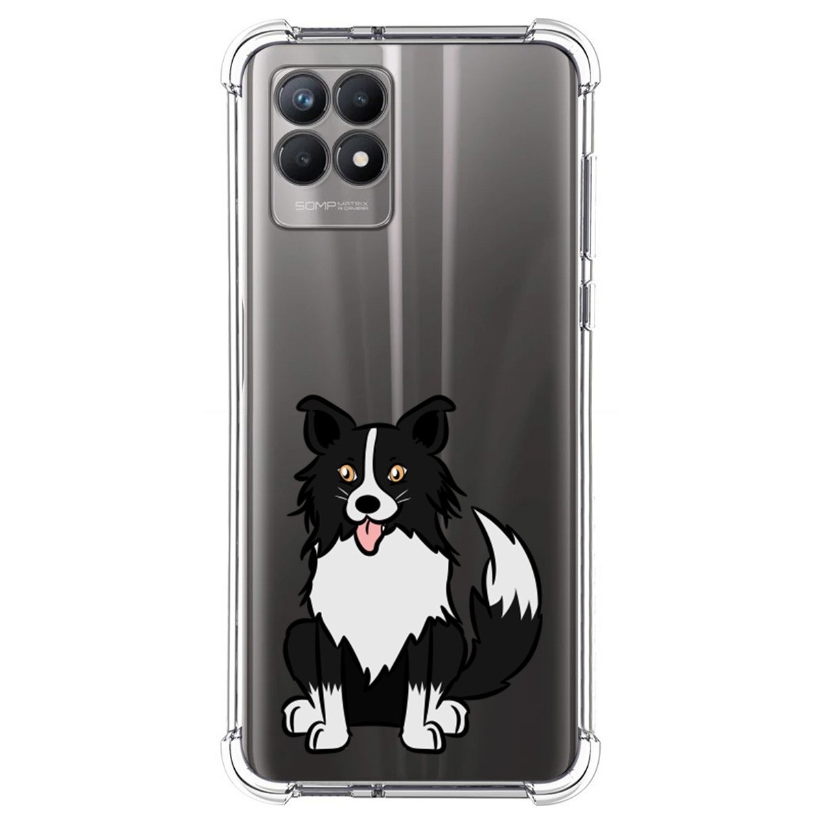 Funda Silicona Antigolpes para Realme 8i diseño Perros 01 Dibujos