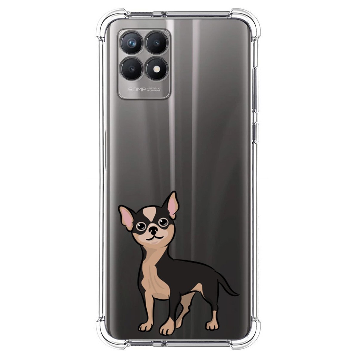 Funda Silicona Antigolpes para Realme 8i diseño Perros 05 Dibujos