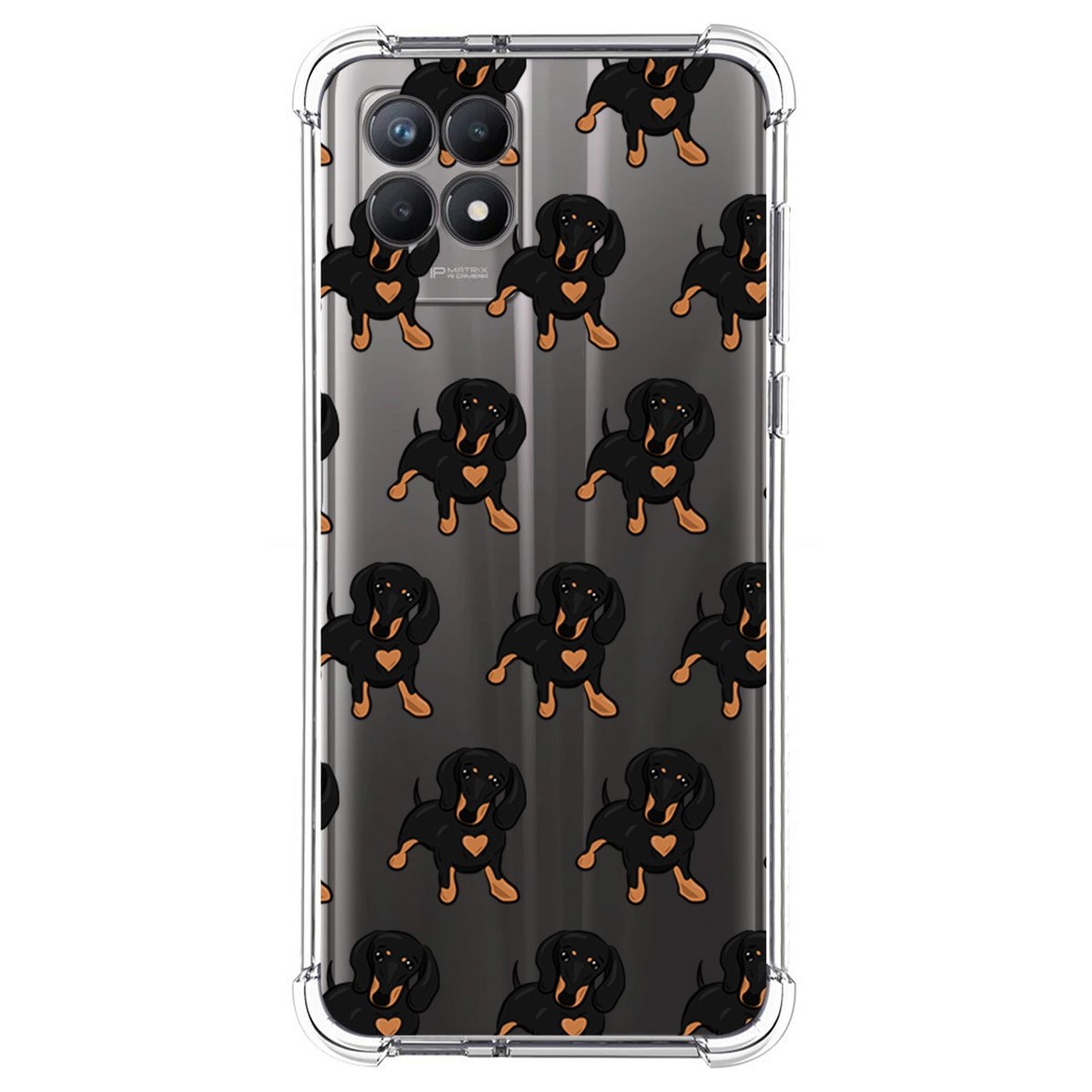 Funda Silicona Antigolpes para Realme 8i diseño Perros 10 Dibujos