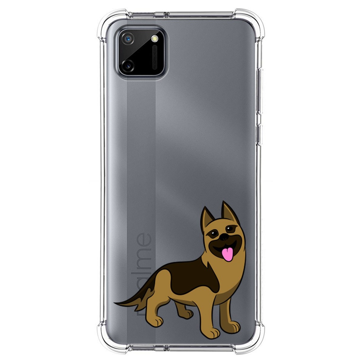 Funda Silicona Antigolpes para Realme C11 diseño Perros 03 Dibujos