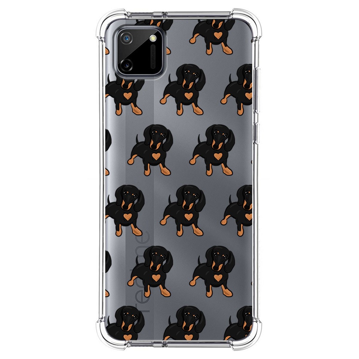 Funda Silicona Antigolpes para Realme C11 diseño Perros 10 Dibujos