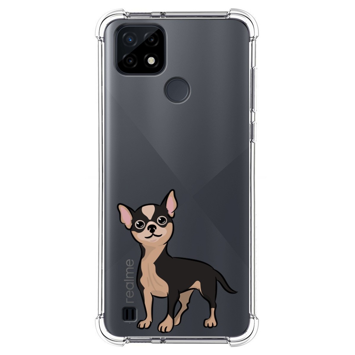 Funda Silicona Antigolpes para Realme C21 diseño Perros 05 Dibujos