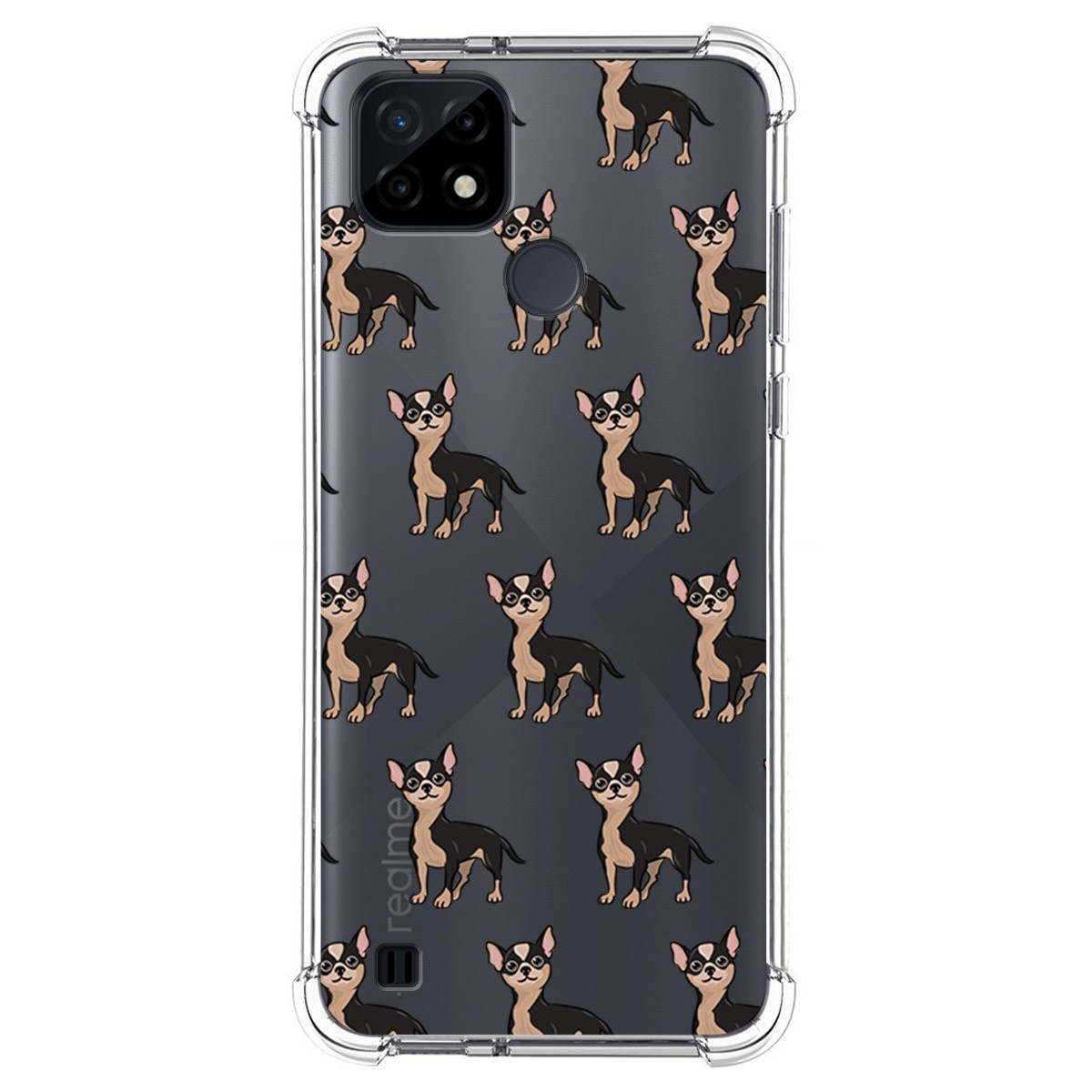 Funda Silicona Antigolpes para Realme C21 diseño Perros 11 Dibujos