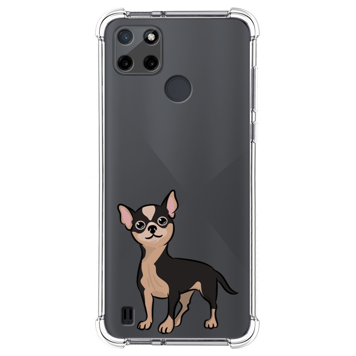 Funda Silicona Antigolpes para Realme C21Y / C25Y diseño Perros 05 Dibujos