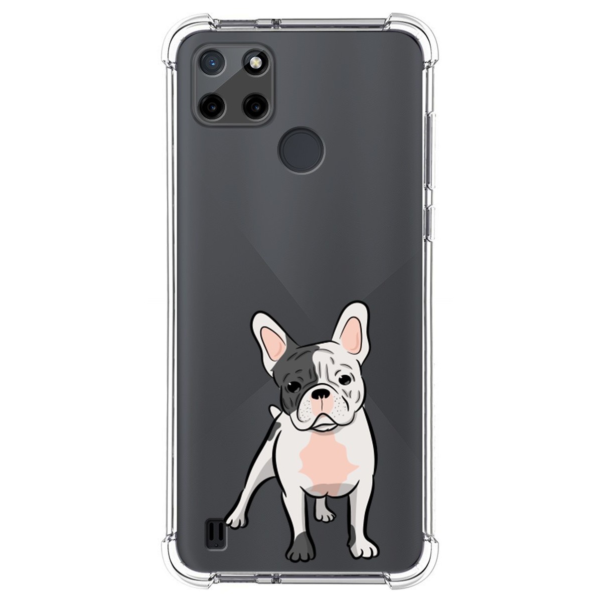 Funda Silicona Antigolpes para Realme C21Y / C25Y diseño Perros 06 Dibujos