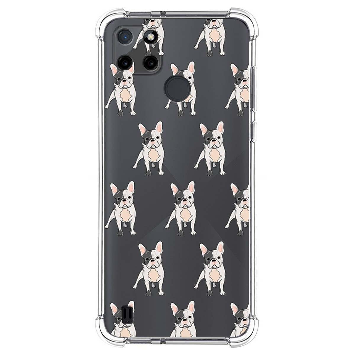 Funda Silicona Antigolpes para Realme C21Y / C25Y diseño Perros 12 Dibujos