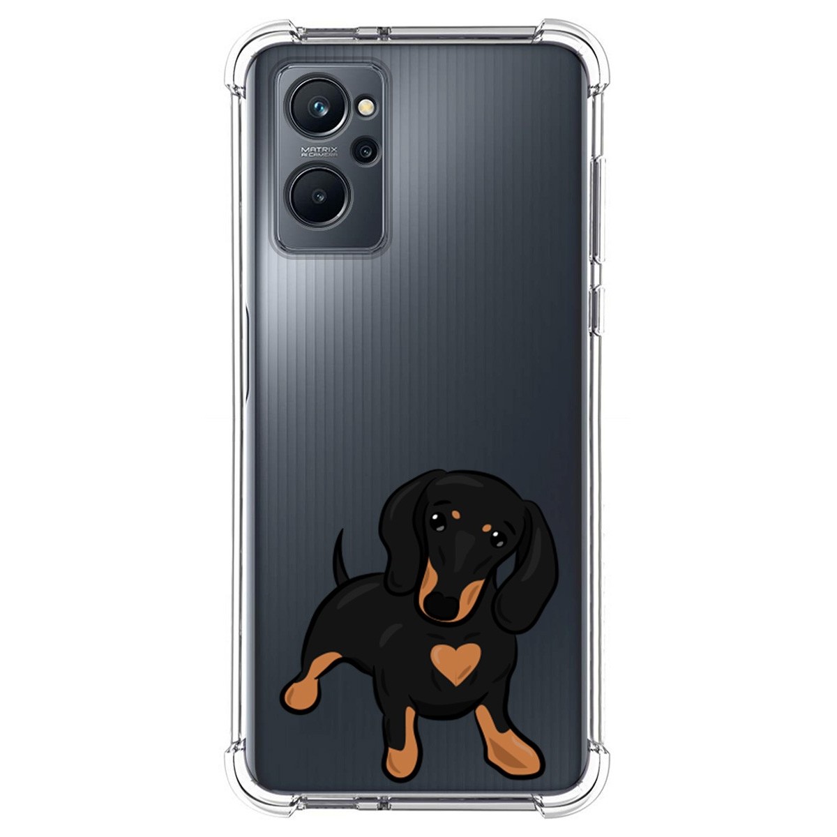 Funda Silicona Antigolpes para Realme 9i diseño Perros 04 Dibujos