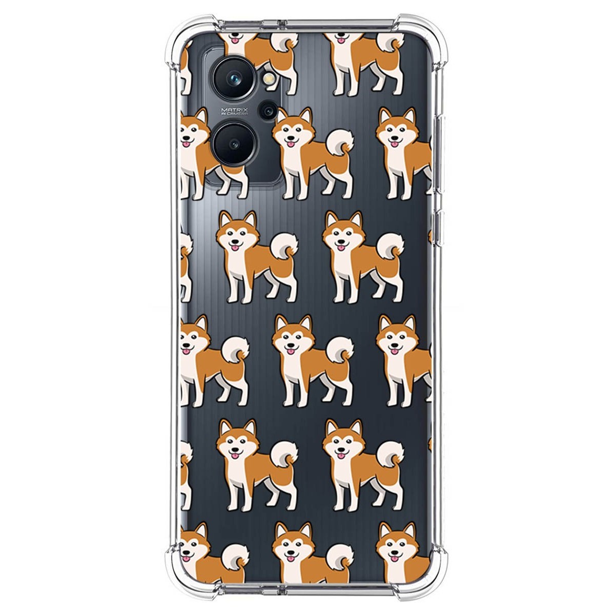 Funda Silicona Antigolpes para Realme 9i diseño Perros 08 Dibujos