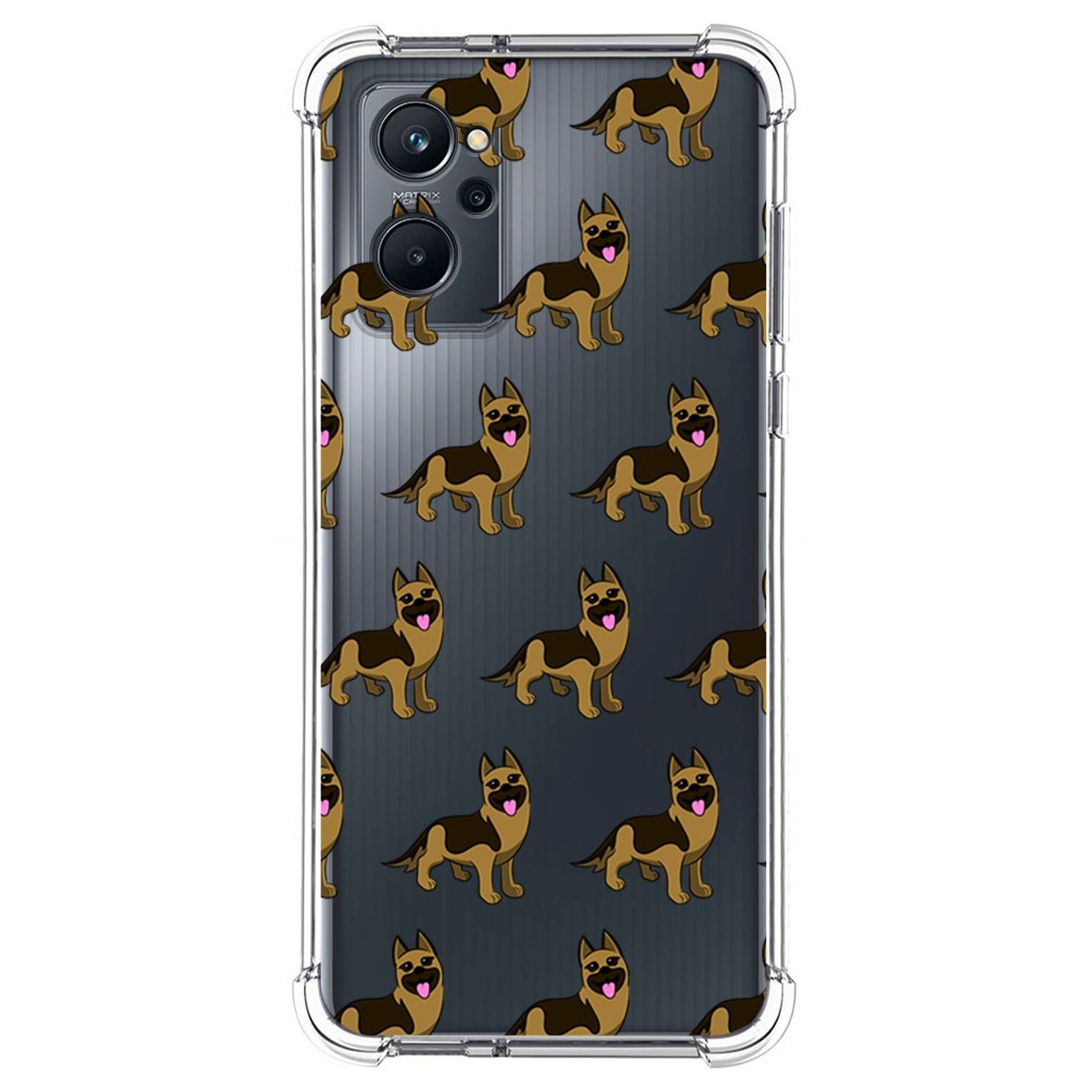 Funda Silicona Antigolpes para Realme 9i diseño Perros 09 Dibujos